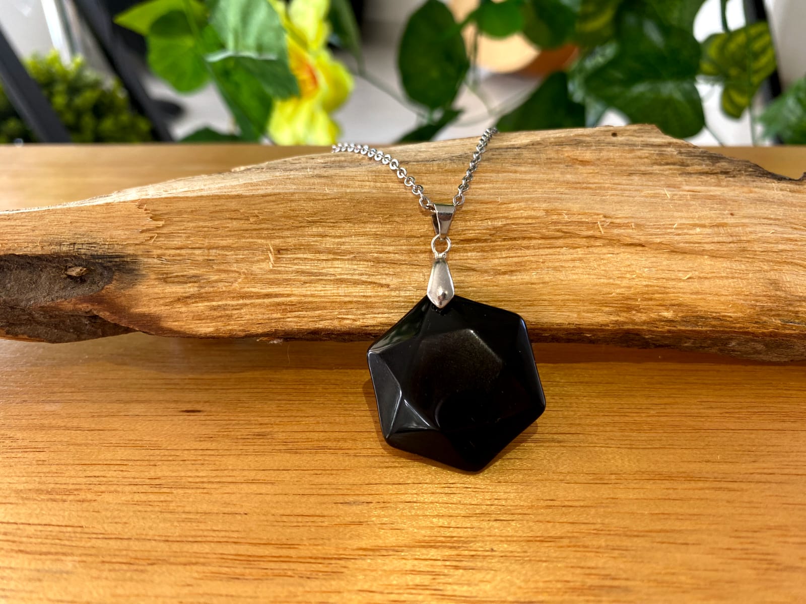 COLGANTE ONIX HEXAGONAL